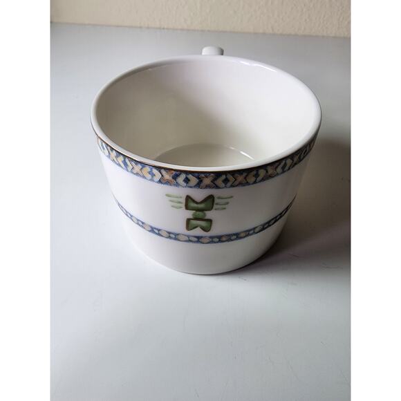 Set of 4 EPOCH Noritake Durango Pattern Deer Tribal Animal Design Coffee Mugs - Picture 4 of 10